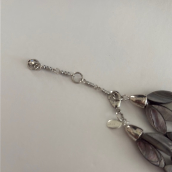 New Chico’s Elegant Multi-Strand Silver and Gold Necklace - Picture 7 of 10